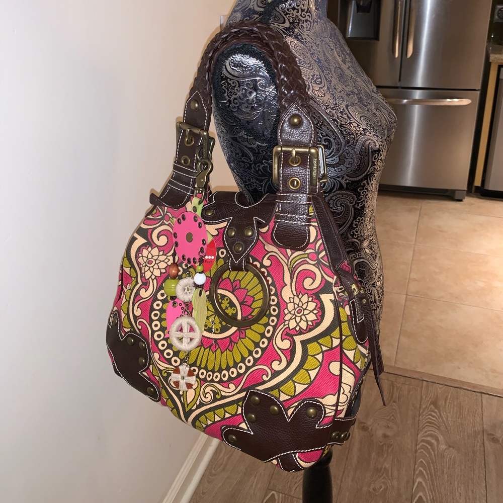 Isabella Fiore Paisley Oasis Britta Shoppe Tote